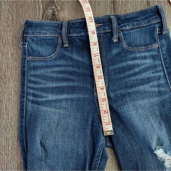 Hollister High-Rise Jean Legging Distressed Size 3 - Picture 7 of 8
